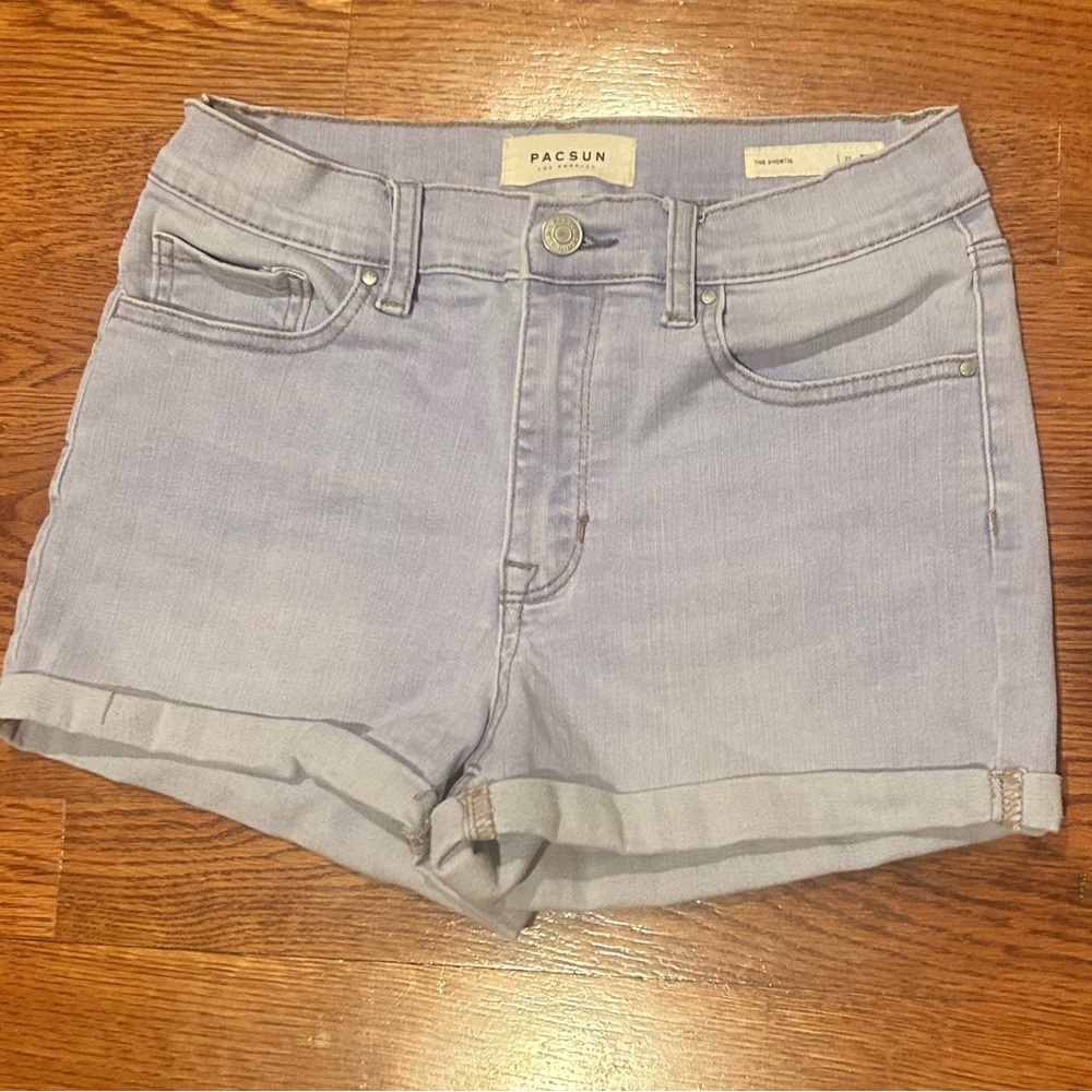 PacSun Women's Soft Blue Jean Shorts